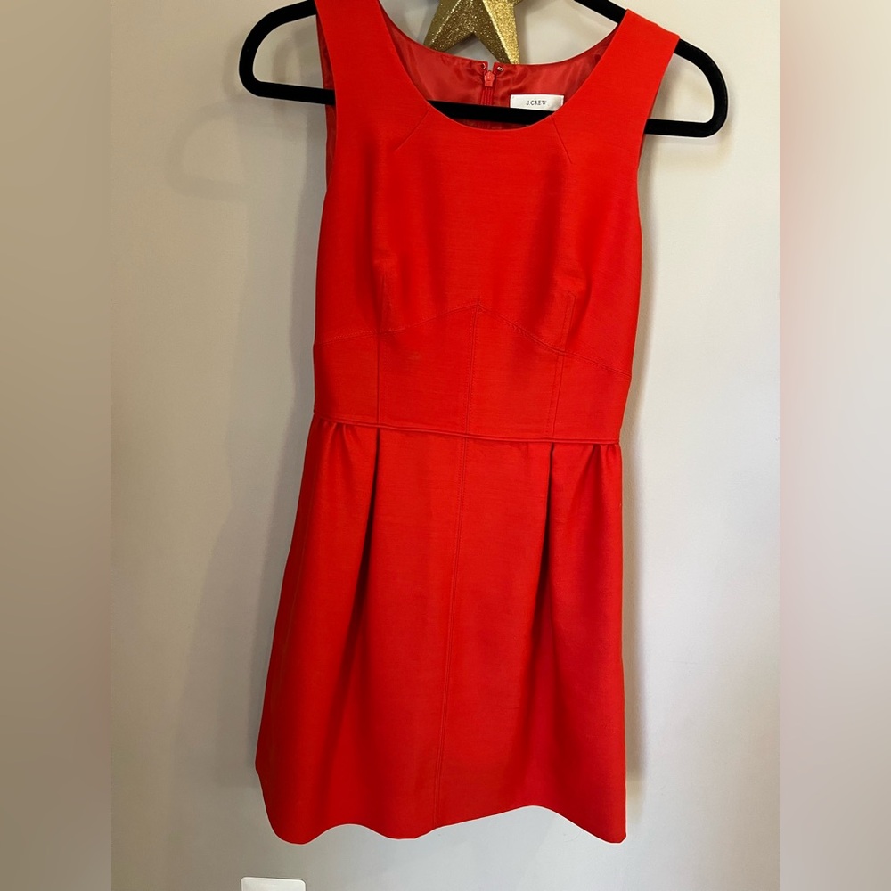 Cheerful orange sleeveless dress - J Crew - Size 4 - used